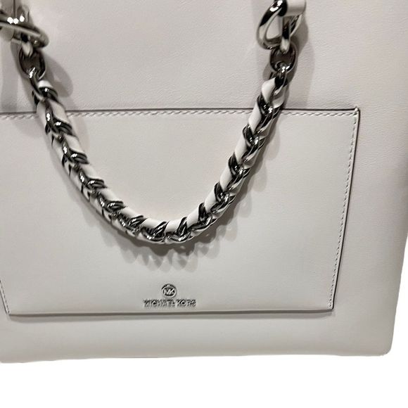 NWT Michael Kors Cece Ribbon Chain Satchel - Picture 8 of 16
